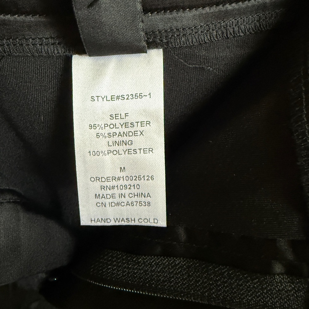 Windsor Black Satin Mini Skirt Cargo Utility Going Out Party Club Medium - Picture 6 of 9